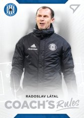 fotbalová kartička SportZoo 2020-21 Fortuna Liga Serie 2 Coach ´s Rules CR16 Radoslav Látal SK Sigma Olomouc