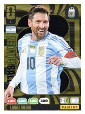 fotbalová kartička World Cup 2026 Adrenalyn XL Golden Baller Lionel Messi (Argentina)