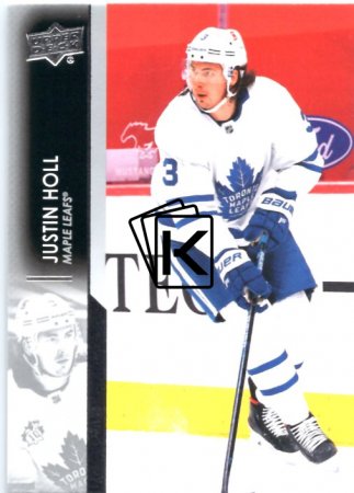 hokejová karta 2021-22 UD Series One 168 Justin Holl - Toronto Maple Leafs