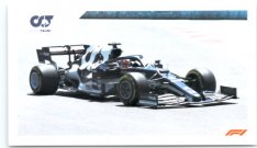 samolepka 2021 Topps Formule 1 Widescreen 160 Yuki Tsunoda Alpha Tauri