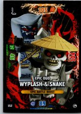 Lego Ninjago Trading Card EPIC DUO 152 Wyplash & Snake