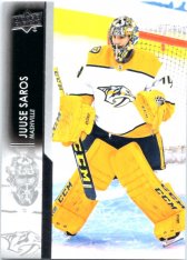 hokejová karta 2021-22 UD Series One 105 Juuse Saros - Nashville Predators