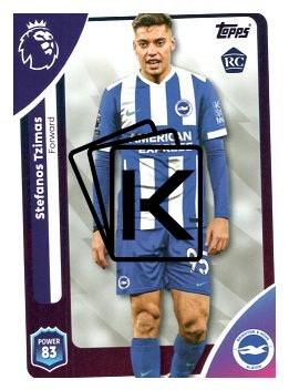 fotbalová kartička 2025-26 Topps  Premier League 84 Stefanos Tzimas (Brighton & Hove Albion)  -  Rookie
