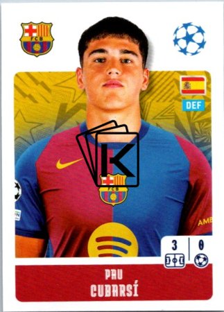 2024-25 Topps Champions League 164 Pau Cubarsí (FC Barcelona)