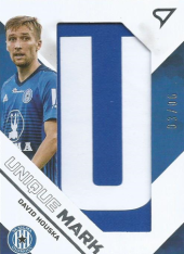 2020-21 SportZoo Fortuna Liga Unique  Mark UM23 David Houska Letter U 3/6