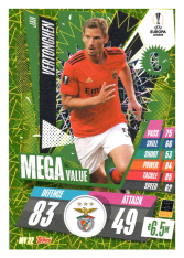 fotbalová kartička 2020-21 Topps Match Attax Champions League Extra Mega Value MV22 Jan Vertonghen SL Benfica