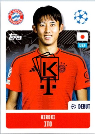 2024-25 Topps Champions League 174 Hiroki Ito (FC Bayern München)