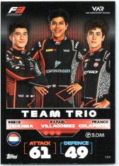2022 Topps Formule 1 Turbo Attax 131 Reece Ushijima, Rafael Villagómez & Franco Colapinto (Van Amersfoort Racing)