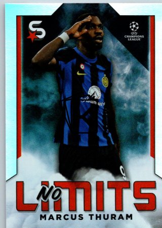 Fotbalová kartička 2023-24 Topps Superstars UEFA Club Competitions No Limits NL-08 Marcus Thuram (FC Internazionale Milano)