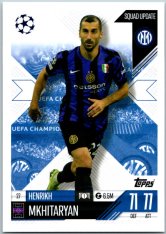 Fotbalová kartička 2024-25 Topps Match Attax EXTRA UEFA Club Competitions Squad Update 27.  Henrikh Mkhitaryan (FC Internazionale Milano)