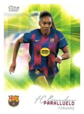fotbalová kartička 2025-26 Topps Team set FC Barcelona Pitch Pursuits 31 Salma Paralluelo