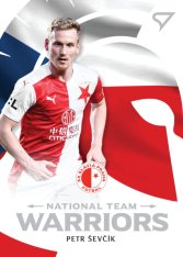 fotbalová kartička SportZoo 2020-21 Fortuna Liga Serie 2 National Team Warriors WR09 Petr Ševčík SK Slavia Praha