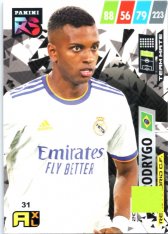 fotbalová kartička Panini Adrenalyn XL FIFA 365 2022 RS 31 Rodrygo Real Madrid CF