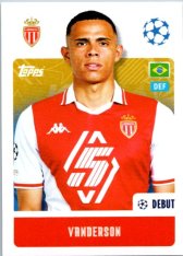 2024-25 Topps Champions League 55 Vanderson (AS Monaco)