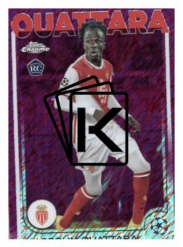 fotbalová kartička 2024-25 Topps Chrome Magenta 103 - Kassoum Ouattara