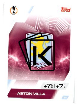 fotbalová kartička 2025-26 Topps Match Attax UCC 82 Team Logo (Aston Villa)