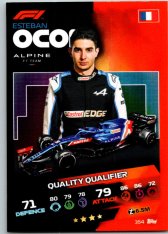 2021 Topps Formule 1 Turbo Attax Quality Qualifers 164 Esteban Ocon Alpine
