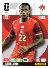 fotbalová kartička World Cup 2026 Adrenalyn XL 86 Richie Laryea (Canada)