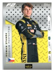 2025 Topps Turbo Attax F1 Invicta Racing F2 Podium Perfections HP 212 Roman Staněk