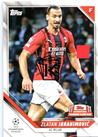 Fotbalová kartička 2021-22 Topps CLBC-15 Zlatan Ibrahimović - AC Milan
