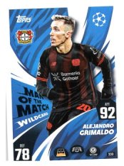 fotbalová kartička 2025-26 Topps Match Attax UCC 330 Alejandro Grimaldo (Bayer 04 Leverkusen)