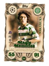 fotbalová kartička 2025-26 Topps Match Attax UCC Magic Memories (Rainbow Plus Foil) 440 Shunsuke Nakamura (Celtic FC)