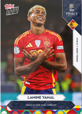 2025 Topps Now 002 Lamine Yamal Spain - UEFA Nations League Final
