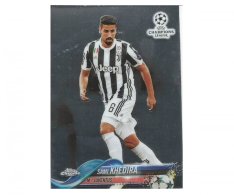 Fotbalová kartička Topps Chrome 2017-18 Champions League 6 Sami Khedira – Juventus