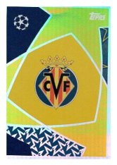 2025-26 Topps Champions League   Villarreal CF 466 Club Badge