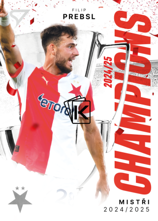 2025-26 SportZoo SK Slavia Praha Champions CH-13 Filip Prebsl