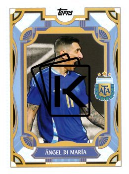 fotbalová kartička 2024-25 Topps Argentina Argentine Tango 37 Ángel Di María