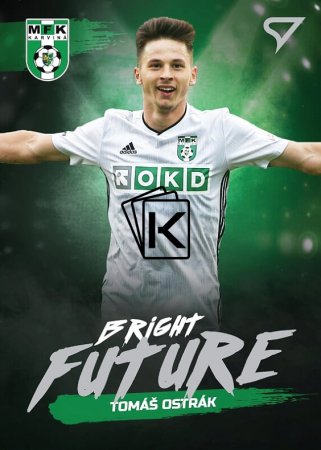 fotbalová kartička SportZoo 2020-21 Fortuna Liga Bright Future 9 Tomáš Ostrák MFK Karviná