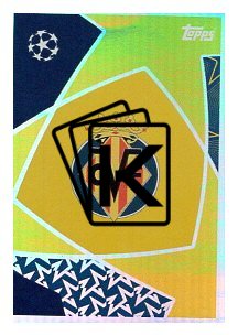 2025-26 Topps Champions League   Villarreal CF 466 Club Badge