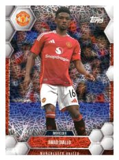 fotbalová kartička 2024-25 Topps Manchester United Fan Set 9 Amad Diallo Electro