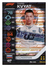 2020 Topps Formule 1 Turbo Attax 165 Race Superstar Daniil Kvyat Alpha Tauri