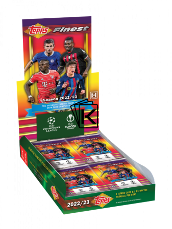 2022-23 Topps Finest Flashback UEFA Champions League balíček