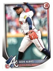Baseballová karta 2025 Bowman 71 Ozzie Albies, Atlanta Braves