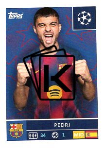 2025-26 Topps Champions League FC Barcelona 190 Pedri