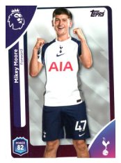 fotbalová kartička 2025-26 Topps  Premier League 266 Mikey Moore (Tottenham Hotspur)