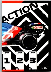 2021 Topps Formule 1 Turbo Attax 54 Power Action Car Alpine F1