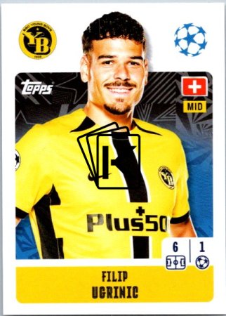 2024-25 Topps Champions League 440 Filip Ugrinić (BSC Young Boys)