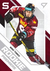 hokejová kartička 2021-22 SportZoo Tipsport Extraliga Rookie Premiere RP-1 Nino Tomov HC Sparta Praha