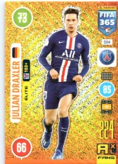 fotbalová karta Panini Adrenalyn XL FIFA 365 2021 Elite 254 Julian Draxler PSG