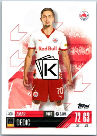 fotbalová kartička 2024-25 Topps Match Attax UEFA Club Competitions 390 Amar Dedic (FC Salzburg)