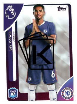 fotbalová kartička 2025-26 Topps  Premier League 93 Levi Colwill (Chelsea)