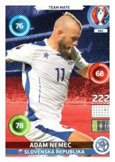 Panini Adrenalyn XL EURO 2016 Team Mate 362 Adam Nemec Slovensko
