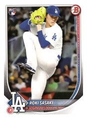 Baseballová karta 2025 Bowman 12 Roki Sasaki, Los Angeles Dodgers RC