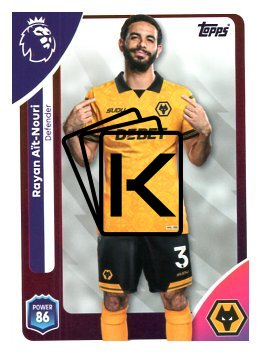 fotbalová kartička 2025-26 Topps  Premier League 295 Rayan Aït-Nouri (Wolverhampton Wanderers)