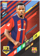 fotbalová karta Panini FIFA 365 2024 Adrenalyn BAR17 Ansu Fati FC Barcelona Team Mate