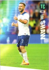 fotbalová karta Panini Top Class 41 Luke Shaw (England)